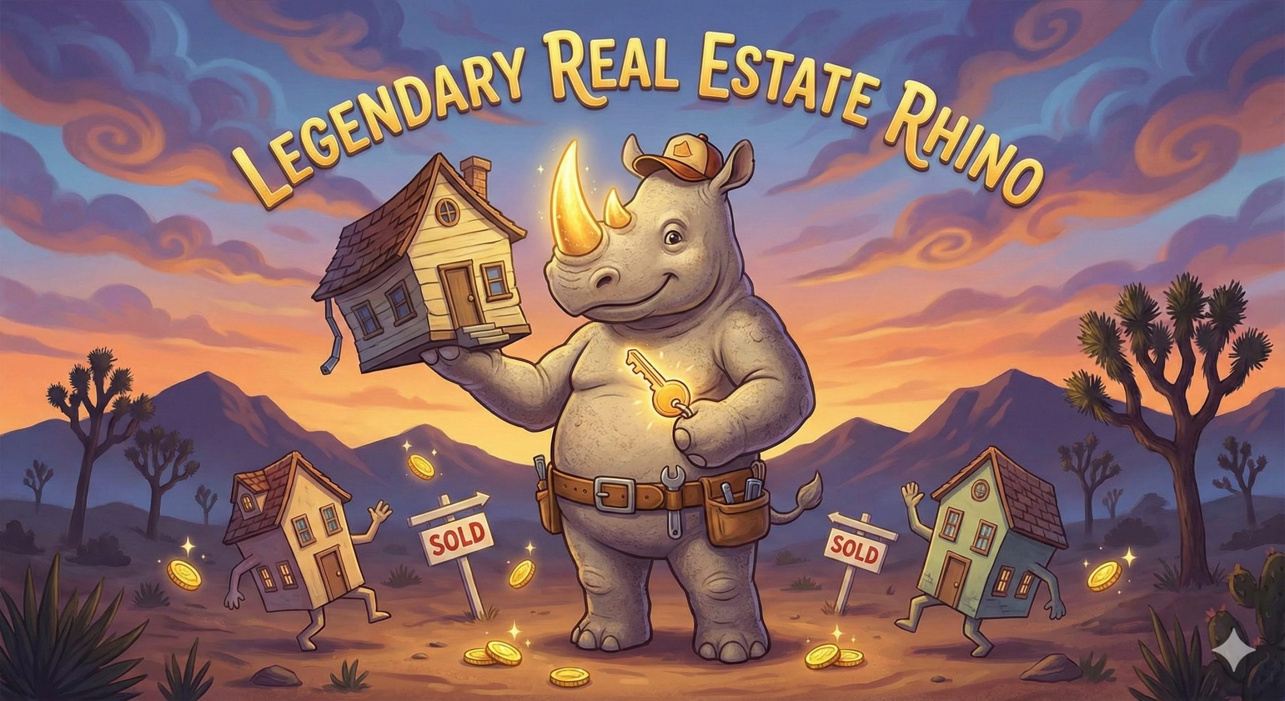 Legendary Real Estate Rhino seen in Pahrump